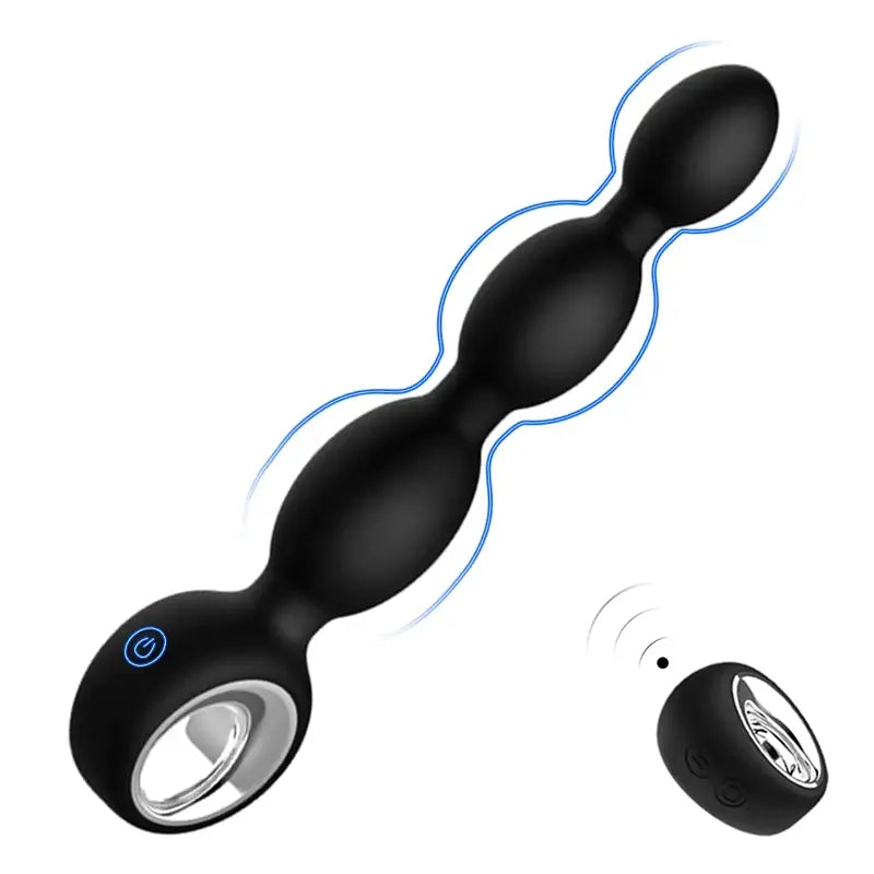 PM7 Ball Bearing Prostate Massager 12 Frequency Vibration Remote Control
