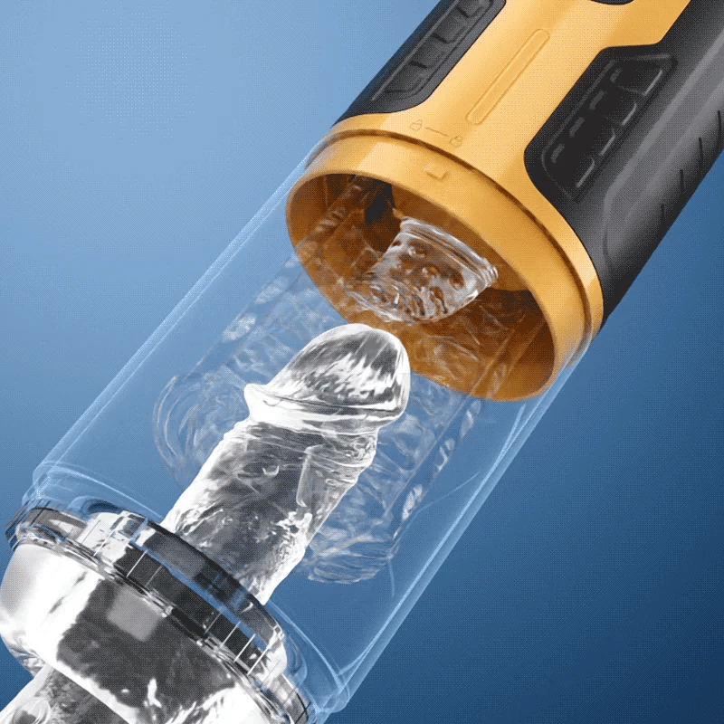 XR15 Male Masturbator Thrusting Rotating Licking Vibrating One-Key Burst