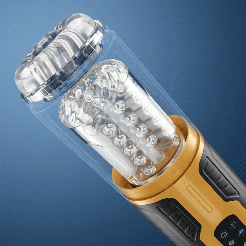 XR15 Male Masturbator Thrusting Rotating Licking Vibrating One-Key Burst