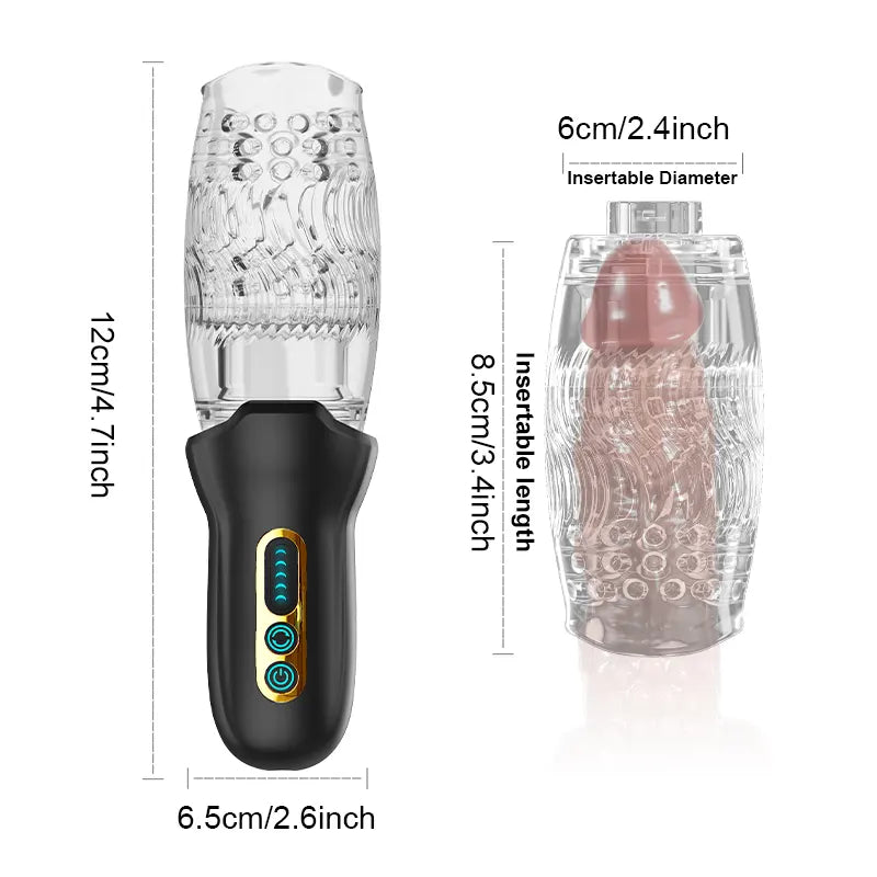 XR14 Best Blowjob Simulator 10 Vibration 5 Rotation