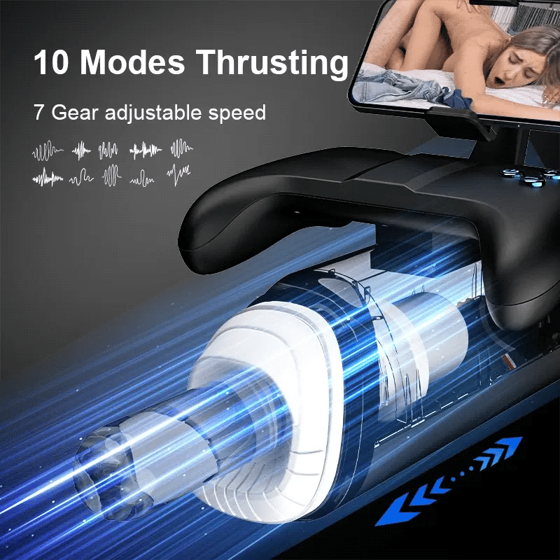 XT33 Gaming Auto Stroker Phone Holder & Handle Control