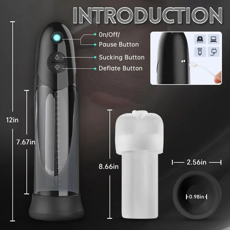 XP7 Hydro Penis Pump with Magic Sleeve