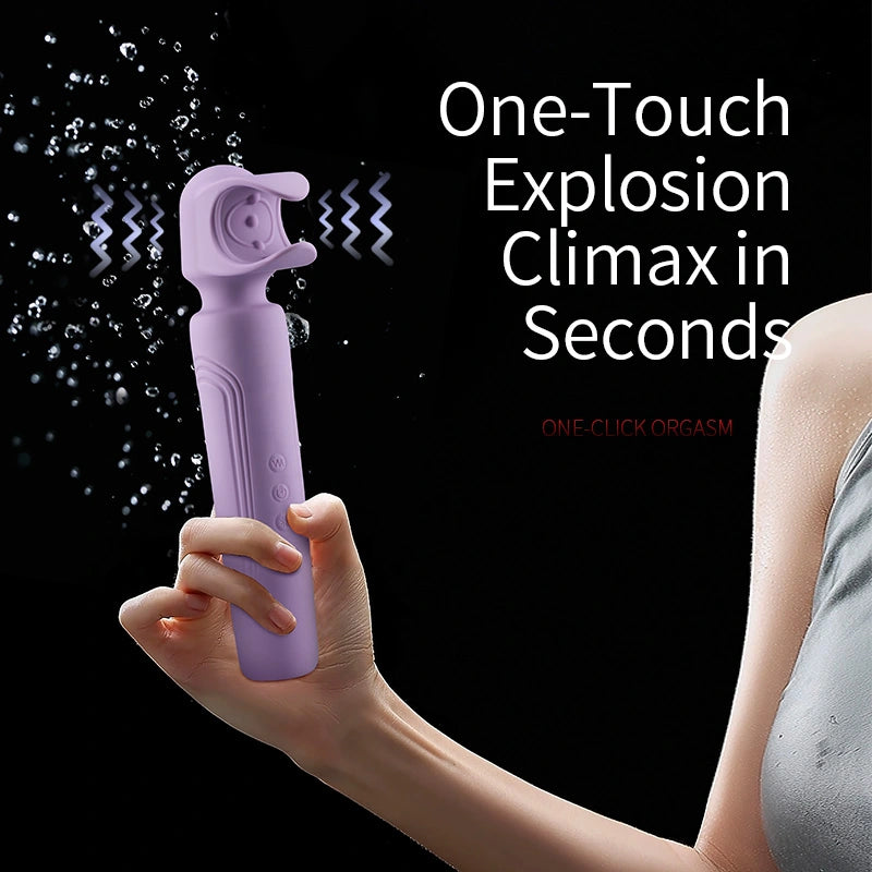 XM2 Pro-Grade Male Wand AV Vibrator 6 Modes with Instant Climax Boost for Solo & Couples