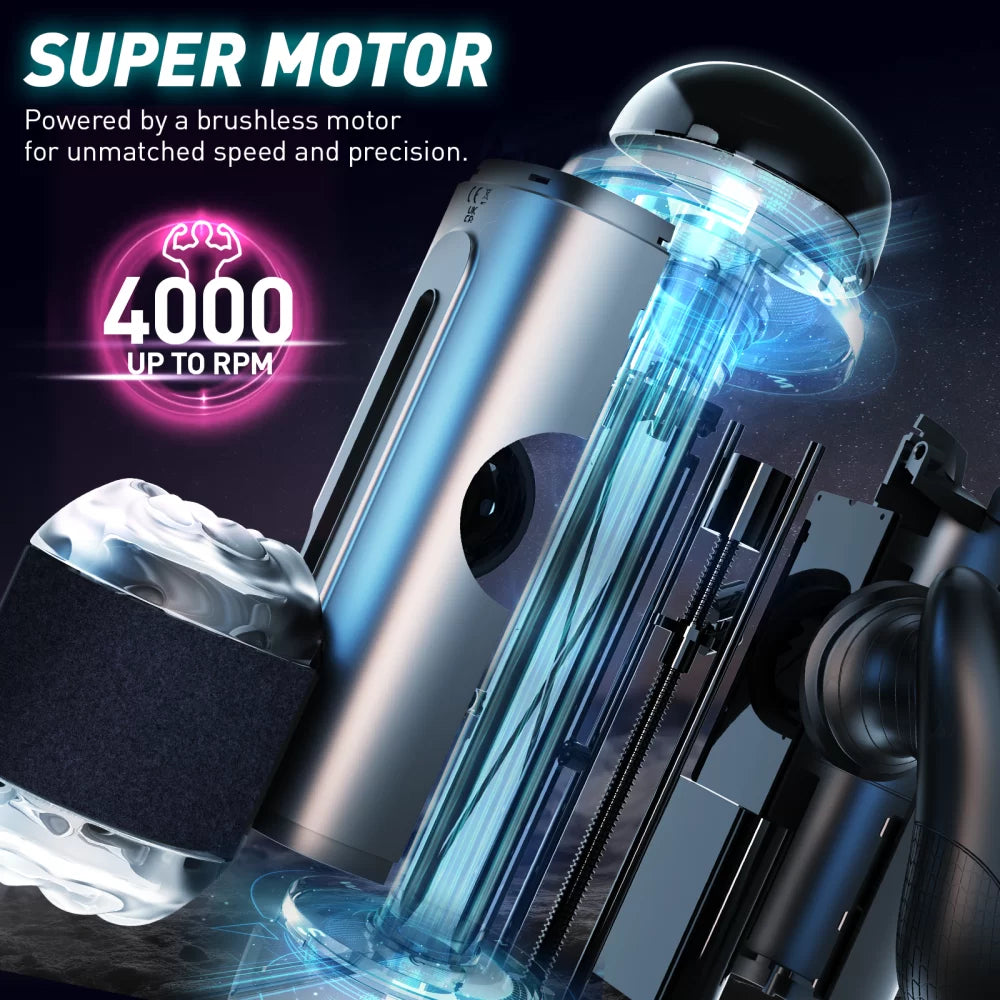 XT6 Auto Stroker with 10 Stroking 10 Speed 10 Up & Down Position