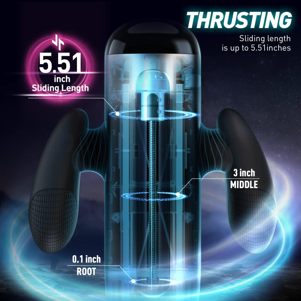 XT6 Auto Stroker with 10 Stroking 10 Speed 10 Up & Down Position