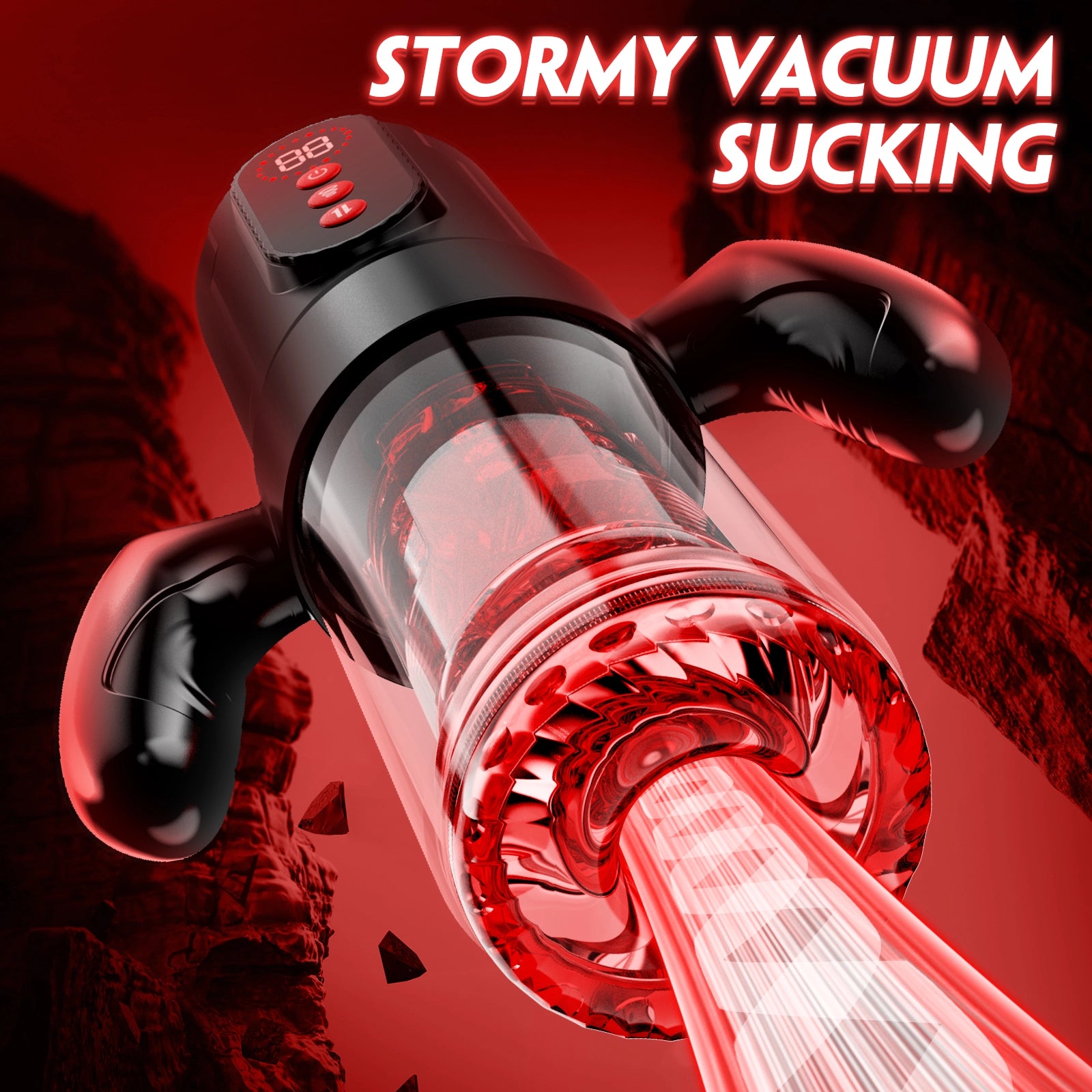 XS5 Male Stroker Thrusting Rotating Sucking with detachable Handle