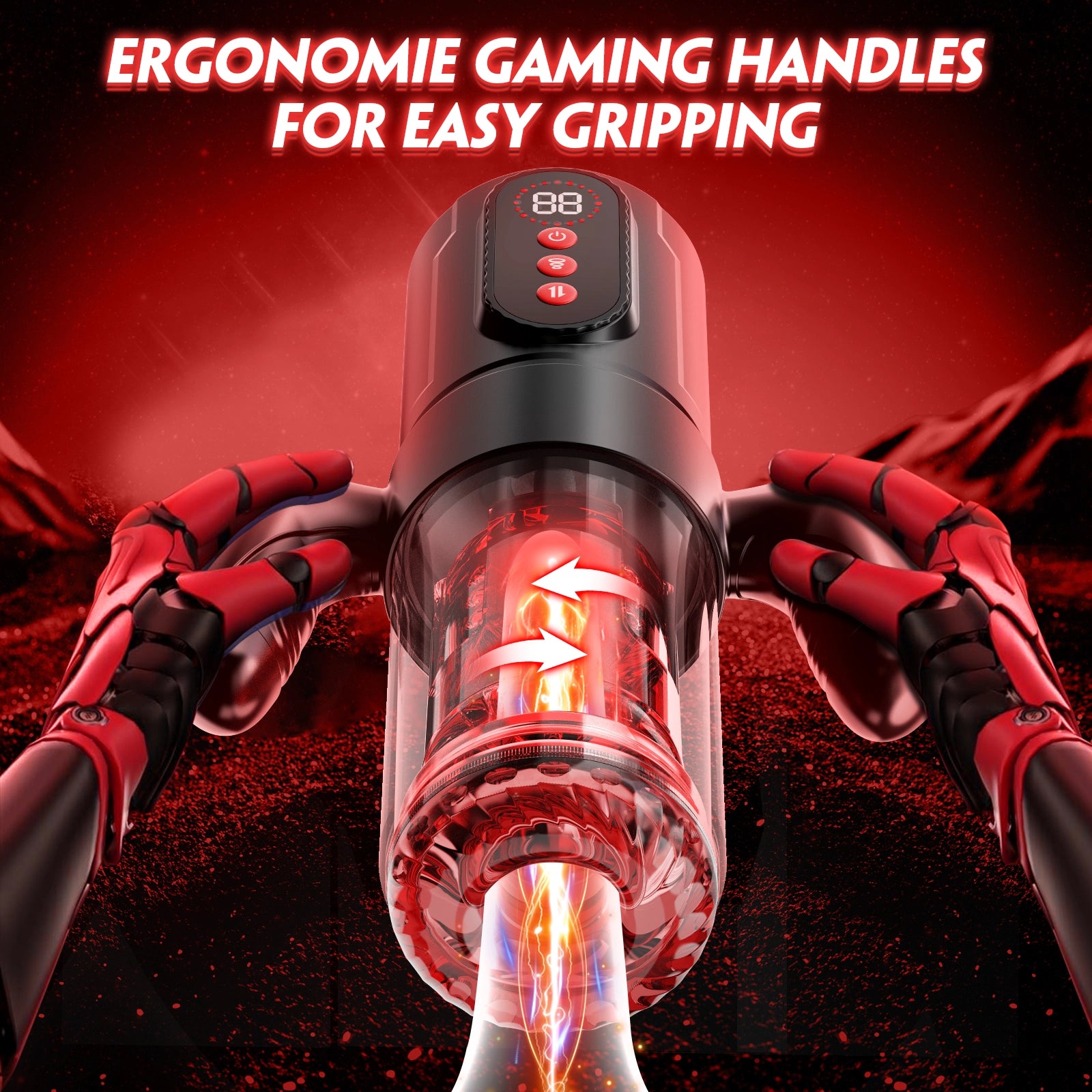XS5 Male Stroker Thrusting Rotating Sucking with detachable Handle
