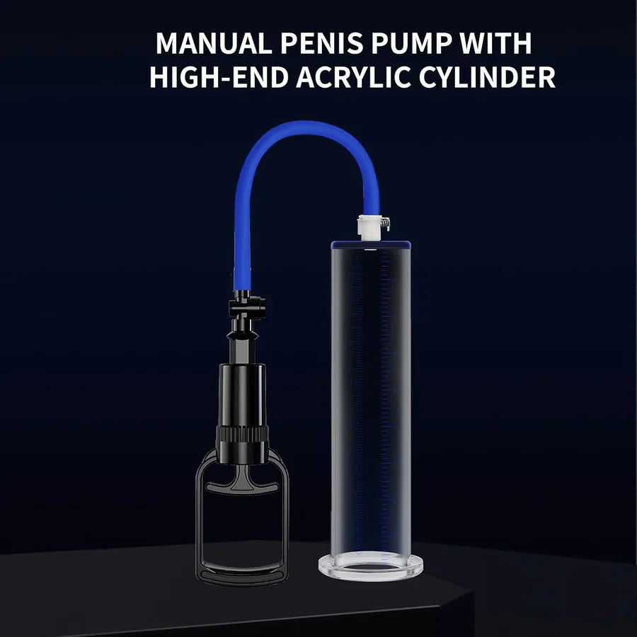 ClassiMax T-Handle Manual Penis Pump with Quick-Disconnect Valve