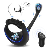 PR4 Adjustable Cock Ring Penis Preineum Prostate Vibrating Stimulator