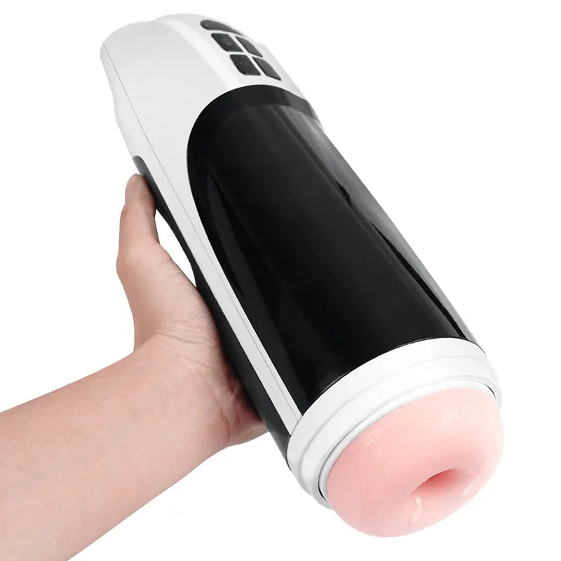 XT4 6-in-1 Huge Suction Male Stroker Heating Base Hands Free