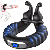 PR3 Adjustable Cock Ring 10 Frequency Vibration Waterproof Couple Sex Toy